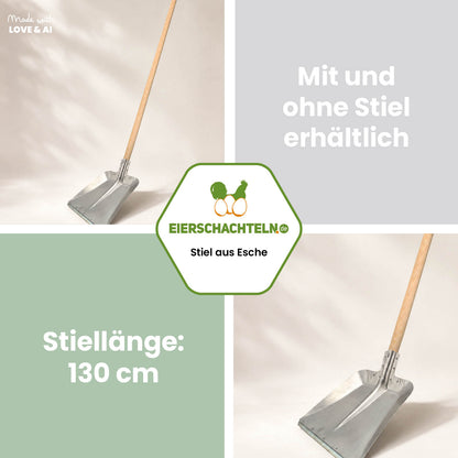 Stabile Alu-Schaufel zum Misten