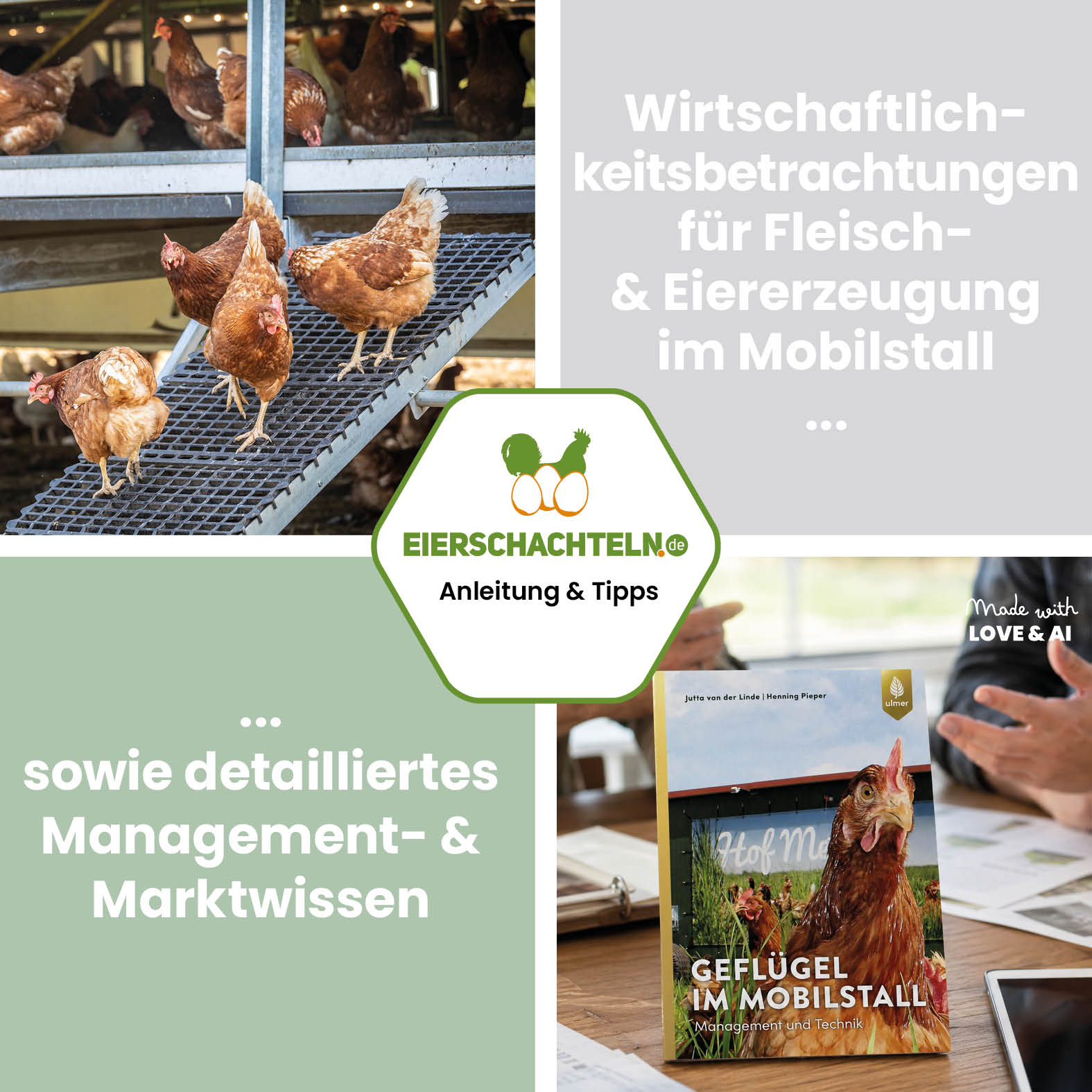 Buch „Geflügel im Mobilstall – Management und Technik“