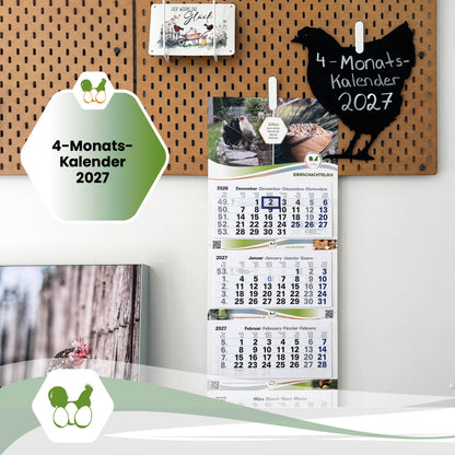 4-Monats-Kalender 2027