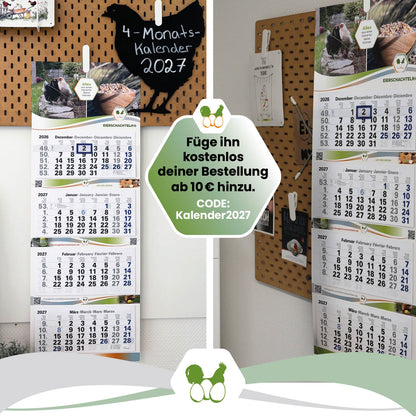 4-Monats-Kalender 2027