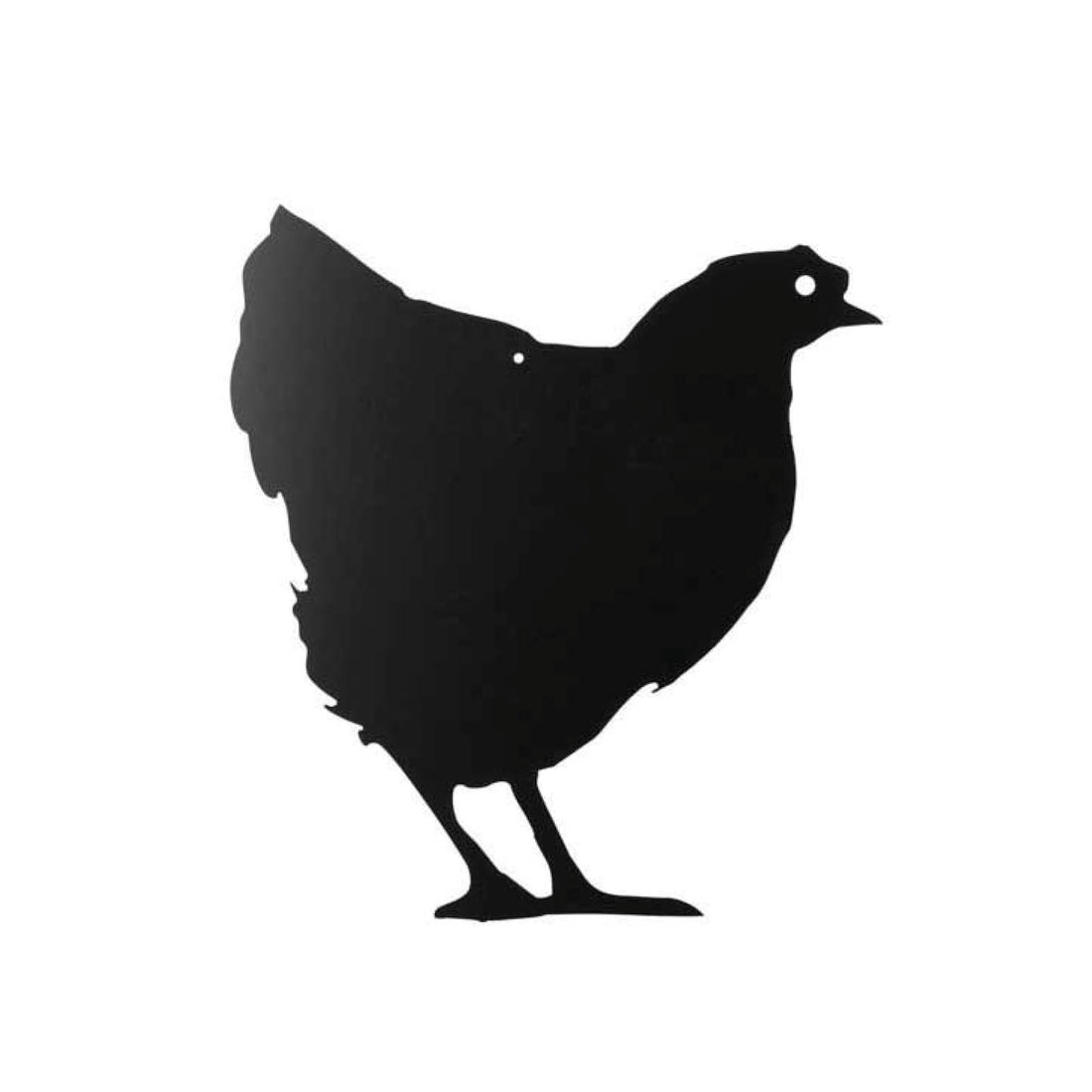 Kreidetafel Huhn 35 x 35 cm - lebensgroße Hofladen Werbetafel