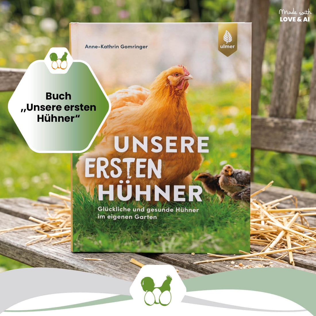 Buch „Unsere ersten Hühner“ - ideal für Einsteiger*innen