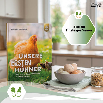 Buch „Unsere ersten Hühner“ - ideal für Einsteiger*innen