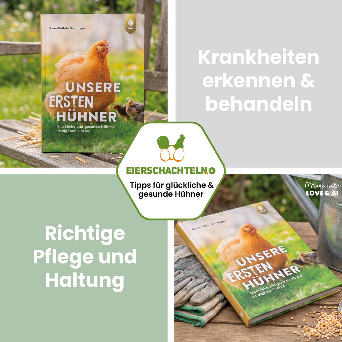 Buch „Unsere ersten Hühner“ - ideal für Einsteiger*innen