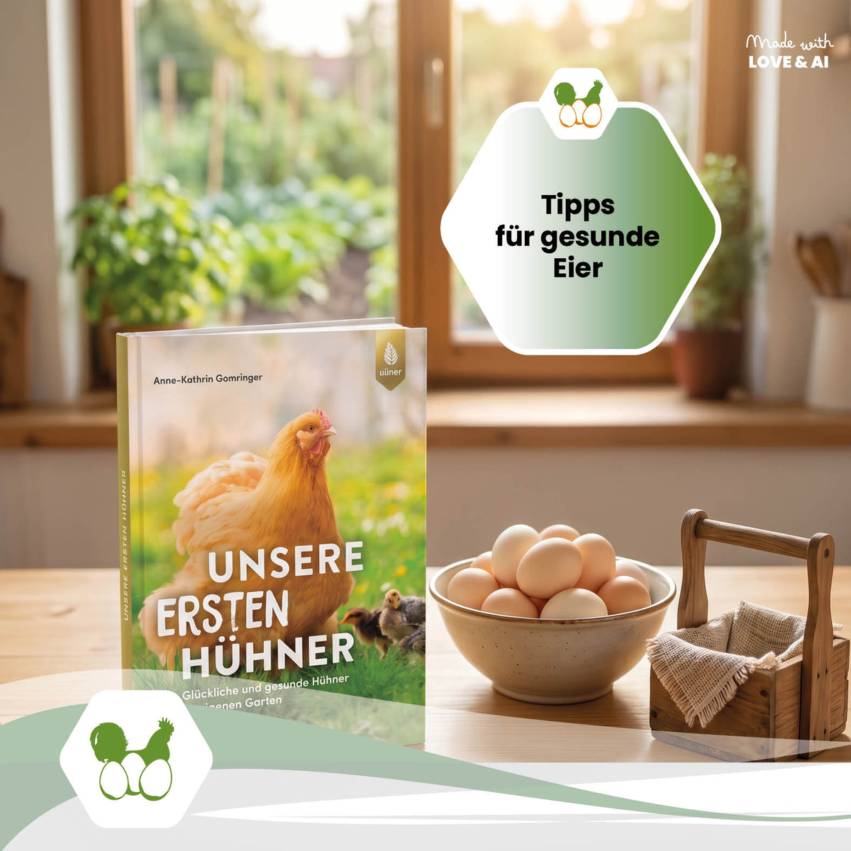 Buch „Unsere ersten Hühner“ - ideal für Einsteiger*innen