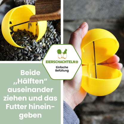 Snackball für Hühner und Puten – Futterball / Beschäftigungsspielzeug