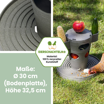 Snackturm Beeztees eco friendly "Maße: Ø 30 cm (Bodenplatte), Höhe 32,5 m"