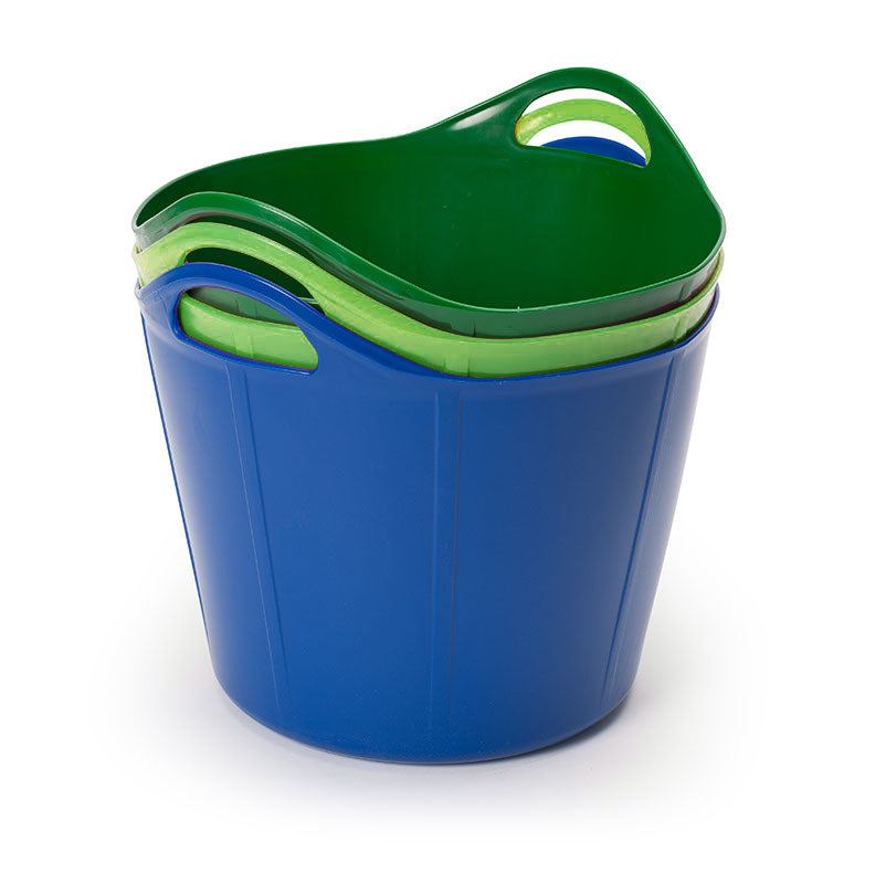 Flexi-Bottich, in drei Farben