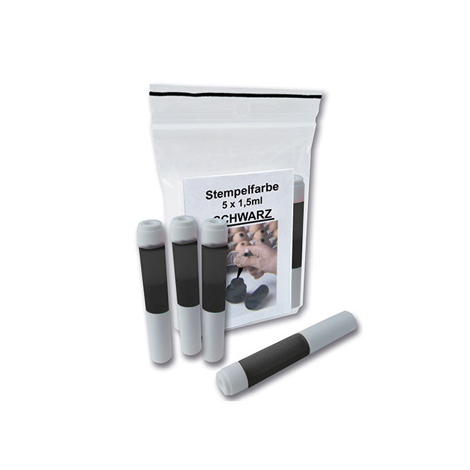 Stempelfarbe Eggid Eierstempel schwarz