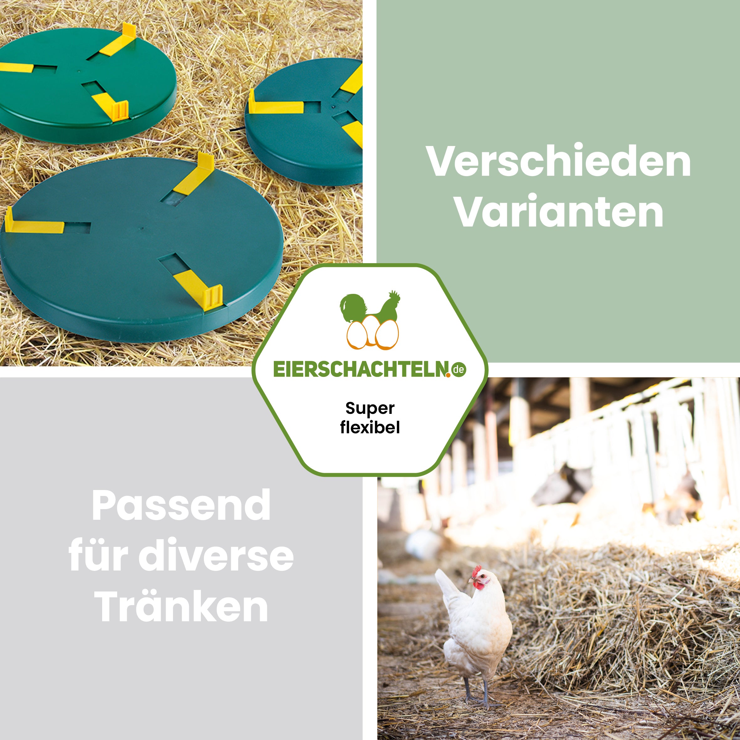 Tränkenwärmer mit Halterung, Niedervoltbetrieb