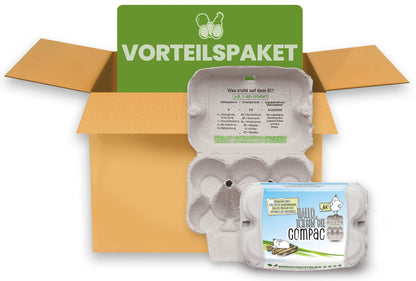 6er ComPac weiß mit Innendruck und eigenem Etikett