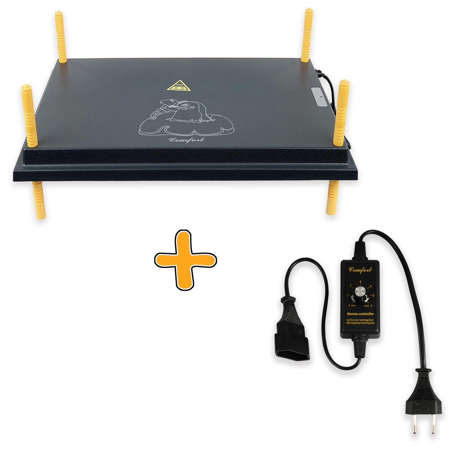 Kükenwärmeplatte 50 x 40 cm mit Dimmer