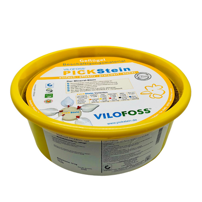 Pickstein / Mineralstein Vilofoss in der Verpackung 