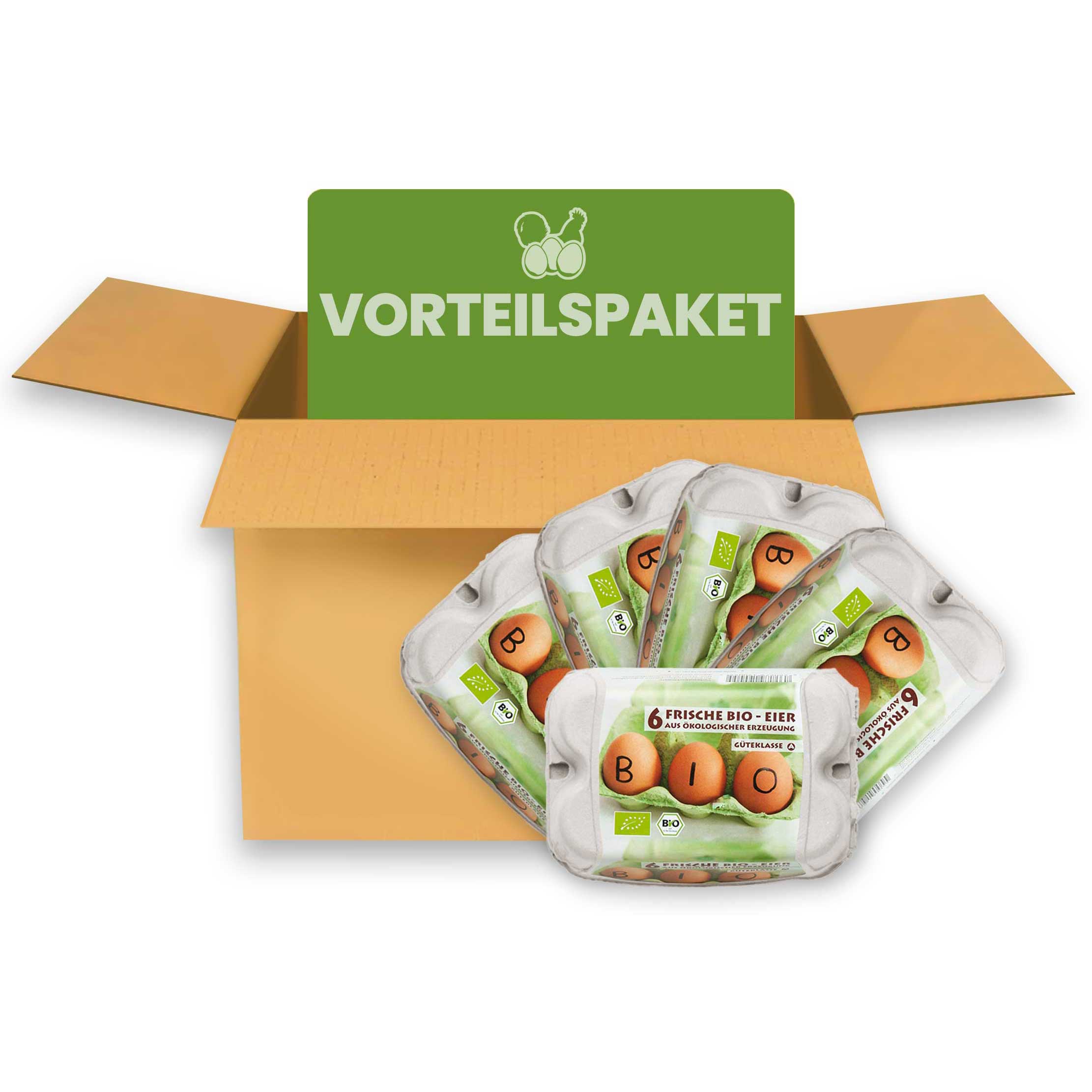 6er ComPac mit Bio-Etikett, im Vorteilspaket