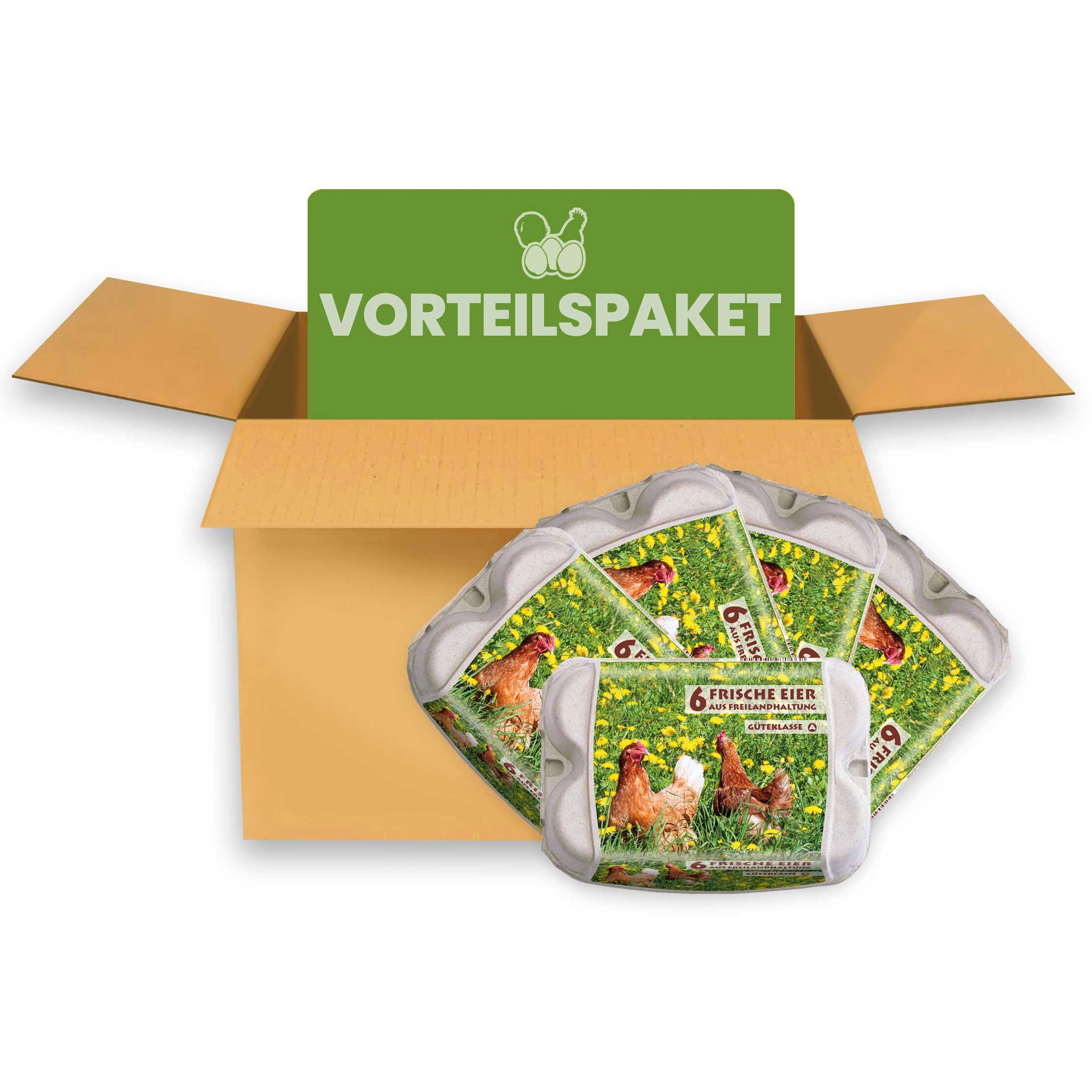 6er ComPac mit Freiland-Etikett – 540 Stück im Vorteilspaket
