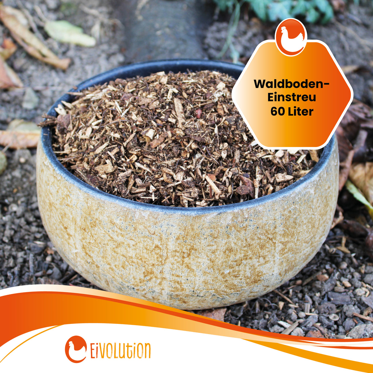 Waldboden-Einstreu "Waldboden-Einstreu 60 Liter" 