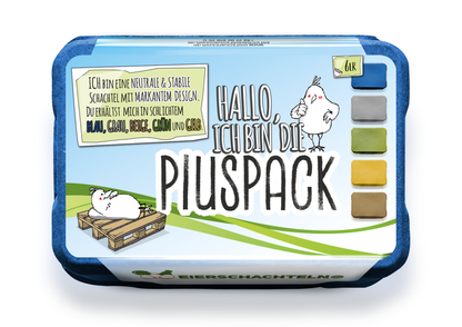  6er PlusPack mit eigenem Etikett, blau