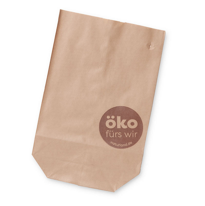 Bodenbeutel "Naturland" 2,5 kg, Rückseite