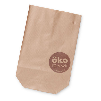 Bodenbeutel "Naturland" 2,5 kg, Rückseite