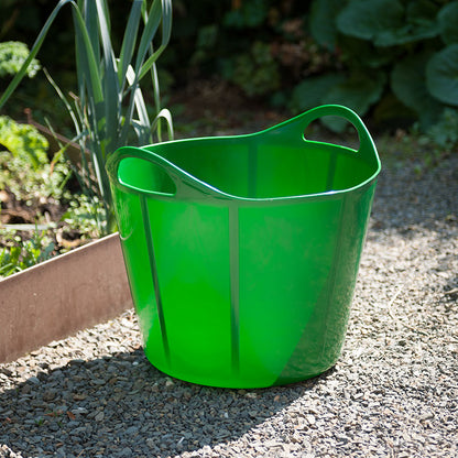 Flexi-Bottich, grün im Garten