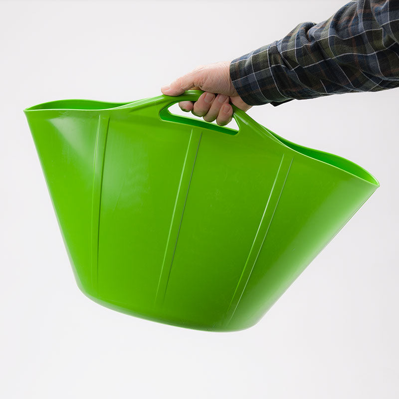 Flexi-Bottich, hellgrün in der Hand
