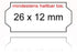 Preisetiketten 26x12 MHD 