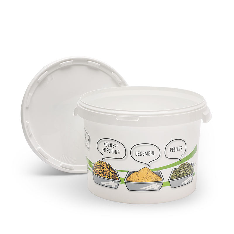 Futtereimer / Futtertonne für 20 kg Hühnerfutter