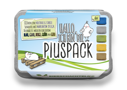  6er PlusPack mit eigenem Etikett, grau