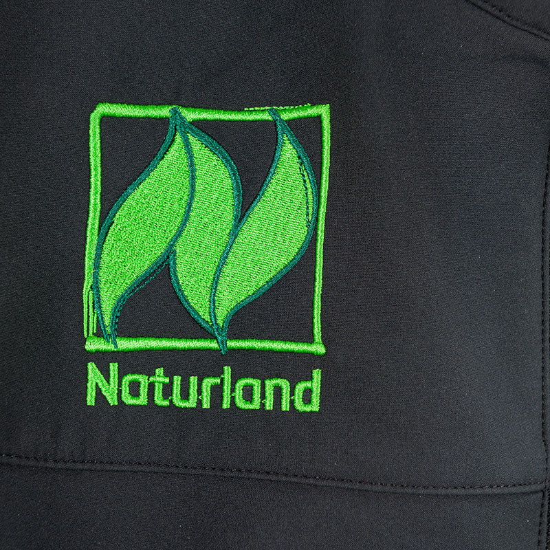 Herren-Softshell-Jacke, Naturland-Logo