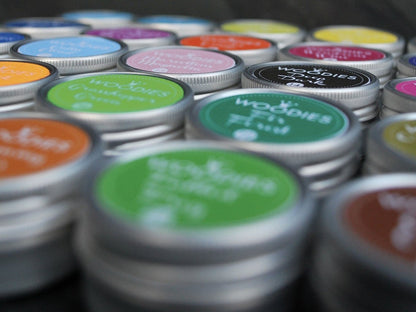 Stempelkissen-Dose für Woodies, verschiedene Farben