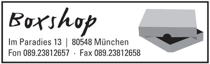 Bürostempel Modell 3 (49 x 15 mm), Beispielbild schwarz