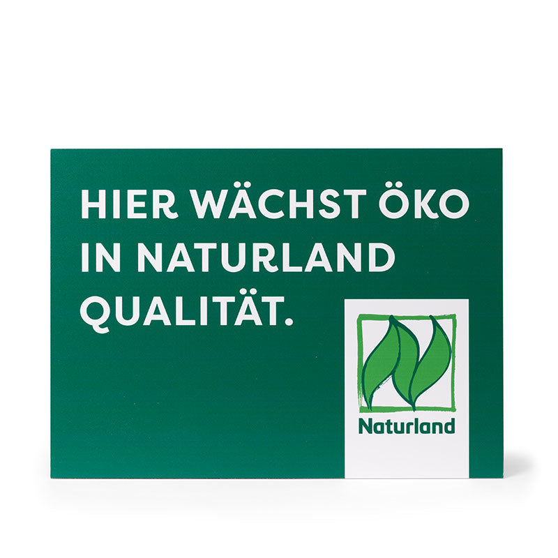 Feldschild Naturland – Verbraucherinformation für Felder und Äcker, beschreibbar