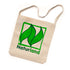 Stoff-Tragetasche – 100 % faire Baumwolle mit Naturland-Logo, Vorderseite
